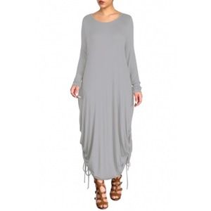 Women’s Grey Jersey Maxi Dress